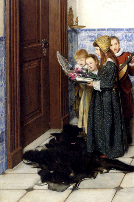 a carol - Lady Laura Teresa Alma-Tadema