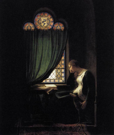 Valentine of Milan Mourning her Husband, the Duke of Orléans --Fleury-François Richard