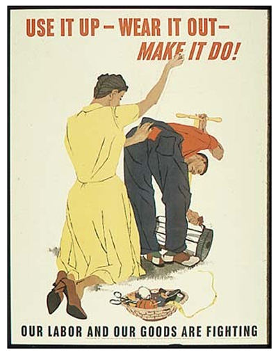 WWII Poster encouraging thrift - The National Archives