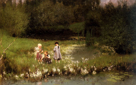 Picking Blossoms - Emily Claus