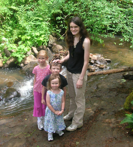 The kids enjoyed the hike