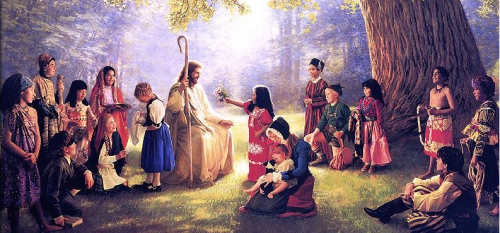 christ of the children The all come to him