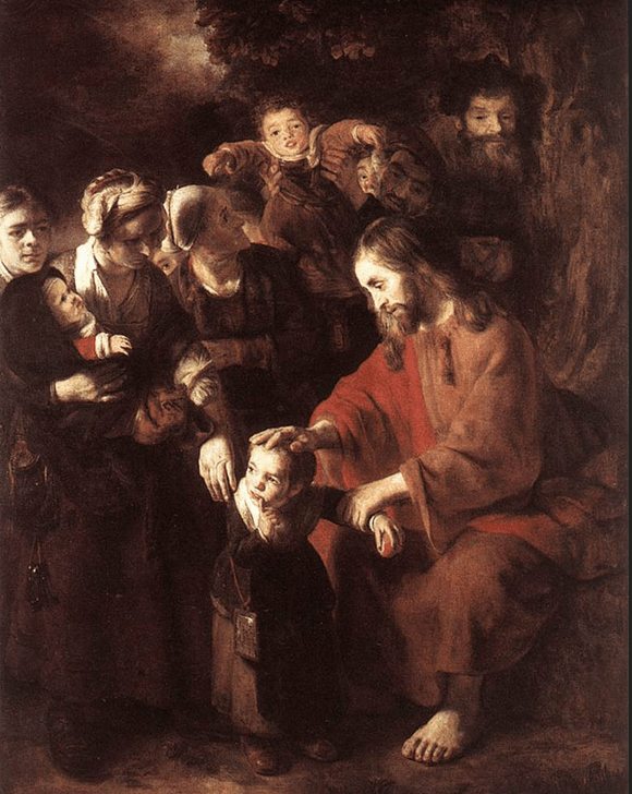 Christ Blessing th Children